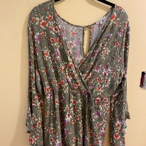 Charlotte Russe. Size L. Dress with flared sleeves